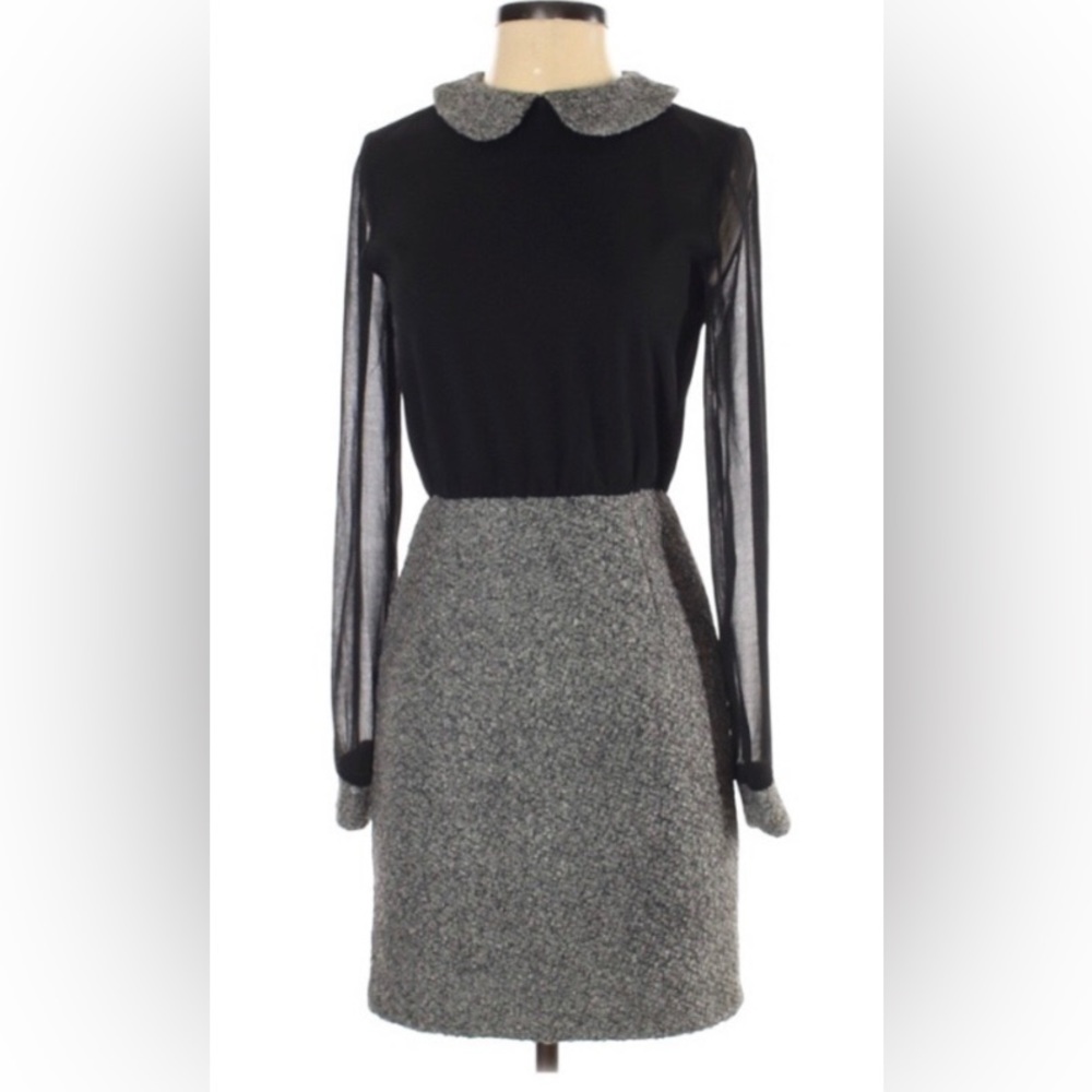 THML | Tweed Collared Dress